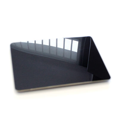 201304 رمادي أسود مطلي 8 كيلو مرآة الفولاذ المقاوم للصدأ ورقة سمك 3.0 مم