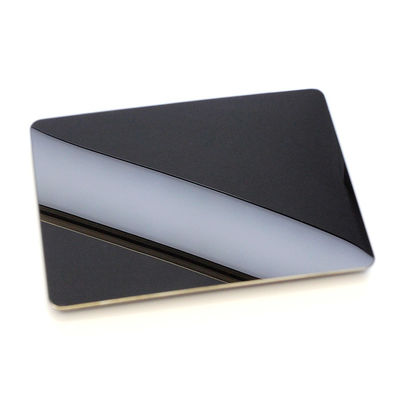 201304 رمادي أسود مطلي 8 كيلو مرآة الفولاذ المقاوم للصدأ ورقة سمك 3.0 مم