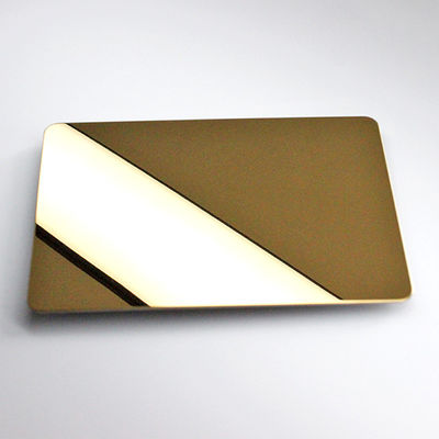 Aisi 20130410430 4X8 صفيحة فولاذية مقاومة للصدأ ذات مرآة ذهبية وردية اللون