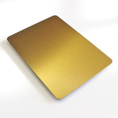 304 صفيحة الفولاذ المقاوم للصدأ المفرشة بالذهب صفيحة الفولاذ المقاوم للصدأ المطاطية باردة