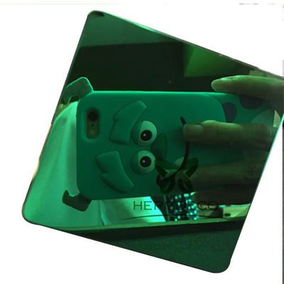 رقم 8 SS 304316 ورقة خضراء مرآة الفولاذ المقاوم للصدأ 8K تلميع سمك 0.3 مم