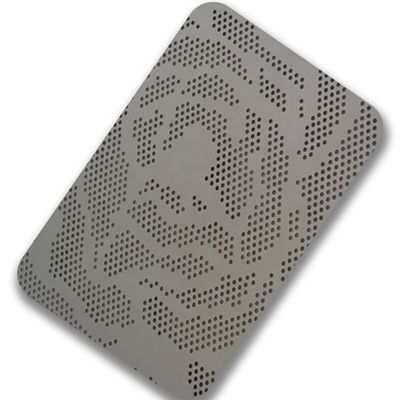 AiSi مشقوق مثقبة ورقة معدنية جدار ديكور 1.5 مم ورقة الفولاذ المقاوم للصدأ