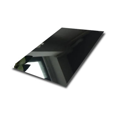 الزجاج الأسود النهاية صفيحة الفولاذ المقاوم للصدأ للداخلية والخارجية الزخرفية صفيحة الفولاذ المقاوم للصدأ
