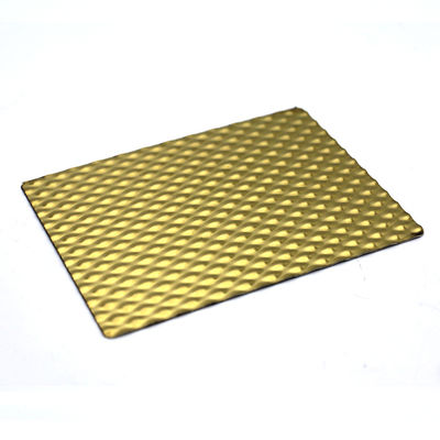 PVD Ti طلاء لوحة الحائط المصنوعة من الفولاذ المقاوم للصدأ المختوم الملون