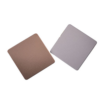 0.5mm الزخرفية الفولاذ المقاوم للصدأ ورقة PVD اللون معطف الذهب الانتهاء من مرآة