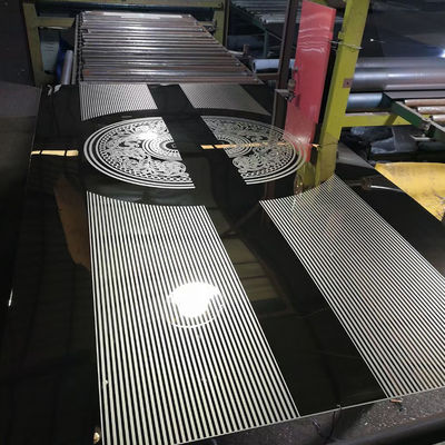 تخصيص 316 محفوراً مصعد الفولاذ المقاوم للصدأ ورقة 0.6 مم SS ورقة إنهاء مرآة