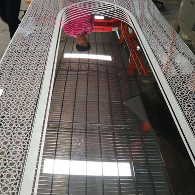1000mm معدن الفولاذ المقاوم للصدأ ورقة أنماط النقش الزخرفية المخصصة لباب كبائن المصعد