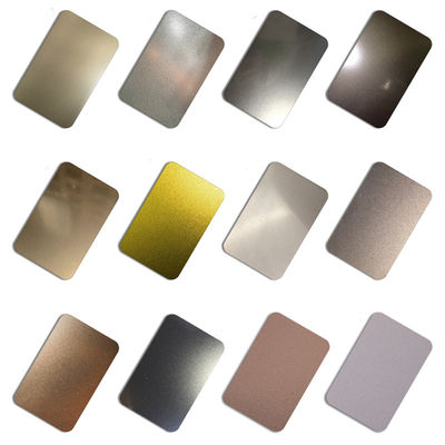 سعر جيد AISI ASTM لوحة من الفولاذ المقاوم للصدأ صفائح معدنية ذهبية اللون للديكور الداخلي لكازينو الفندق الانترنت