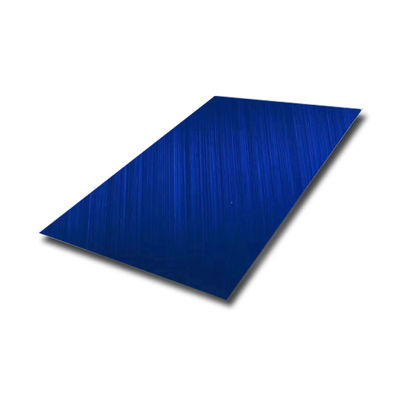سعر جيد البضائع الفورية الأزرق الممشط من الفولاذ المقاوم للصدأ الصفيحة المقاومة الباردة 0.3mm سمك الانترنت