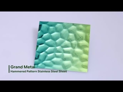 8K مرآة مختومة ورقة الفولاذ المقاوم للصدأ 0.5 مم المياه تموج الفولاذ المقاوم للصدأ لوحة السقف