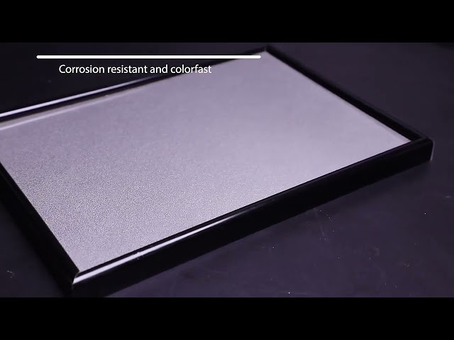 فيديوهات الشركة حول Sandblast Bead Blasted ss finish Decorative Stainless Steel Sheet Metal Mill Edge