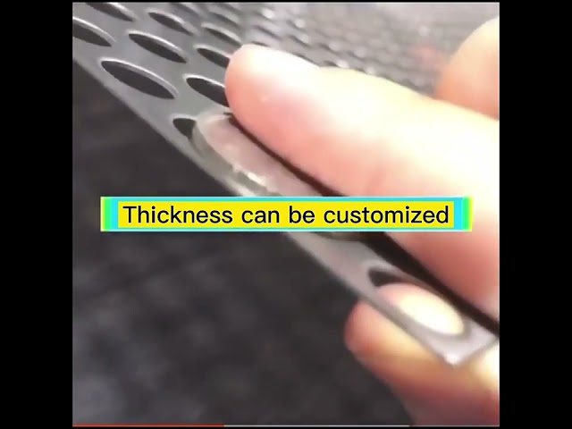 فيديوهات الشركة حول Perforated metal stainless steel wire mesh screen sheet plate