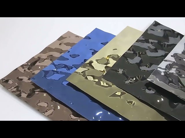 فيديوهات الشركة حول 304 316 Decorative Stainless Steel Sheet PVD Color Coating SS Sheet